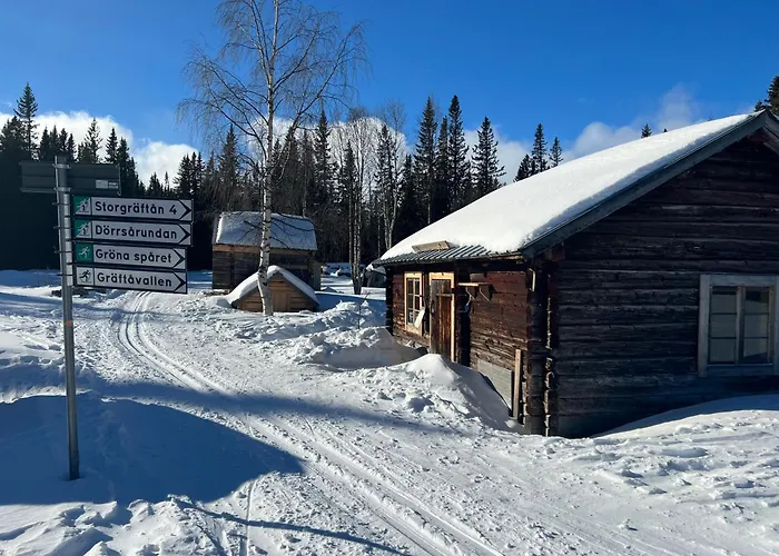 Mysig Fjaellstuga Med Direktanslutning Till Fjaellet